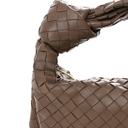 Bottega Veneta Nappa Intrecciato Teen Jodie Hobo Dark Taupe 8 of 10