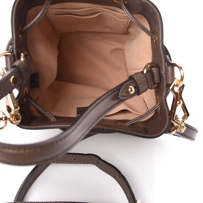 Gucci GG Supreme Monogram Web Small Ophidia Bucket Bag Brown 5 of 11