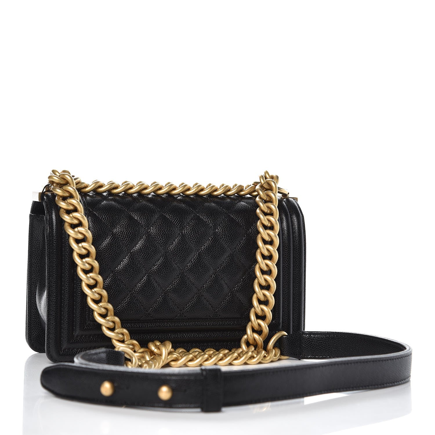 Chanel Caviar Quilted Small Boy Flap Black 3 of 8