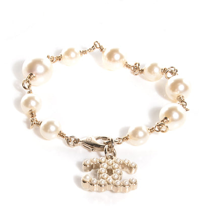 Chanel Pearl CC Bracelet Gold 1 of 5