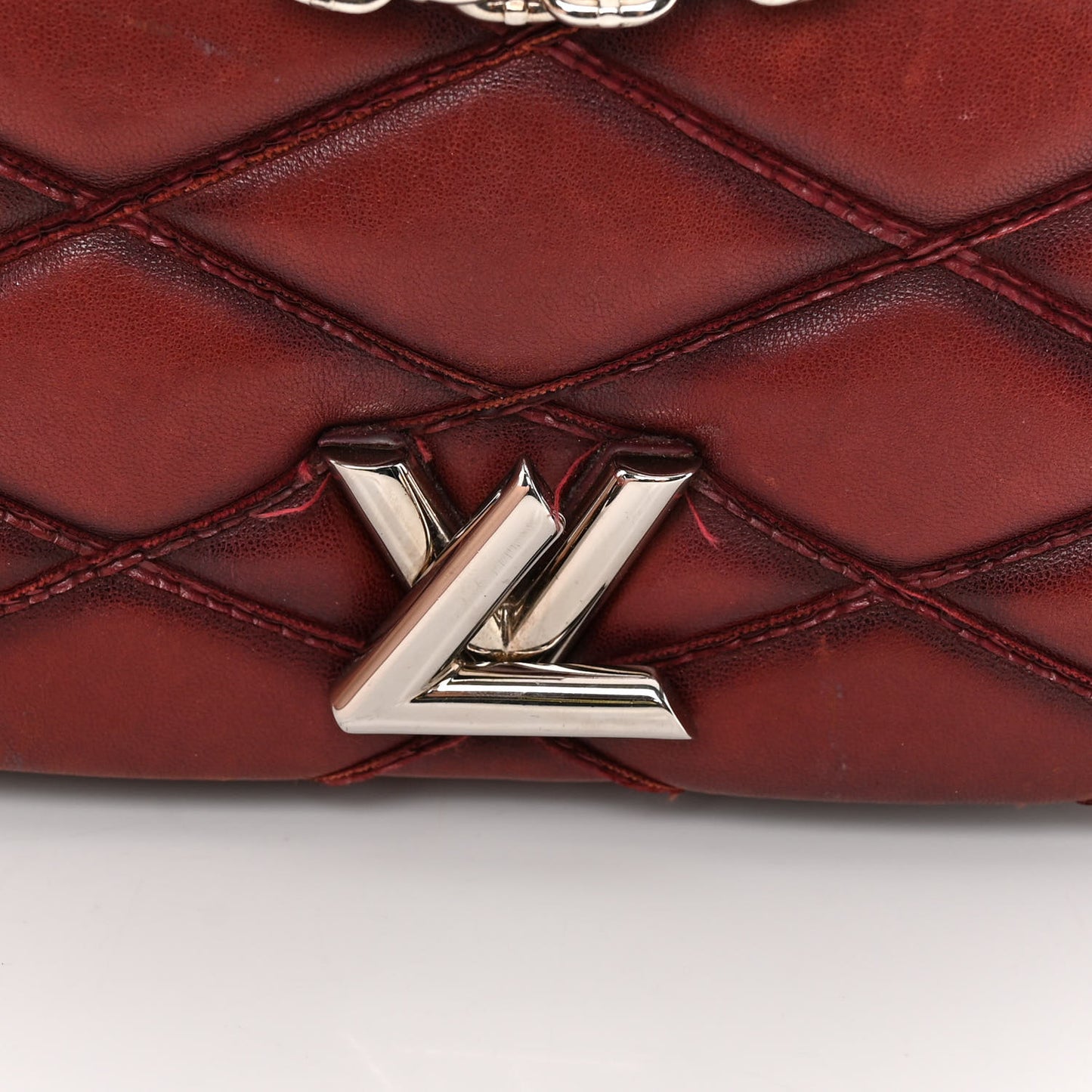 Lambskin Malletage GO-14 PM Bordeaux