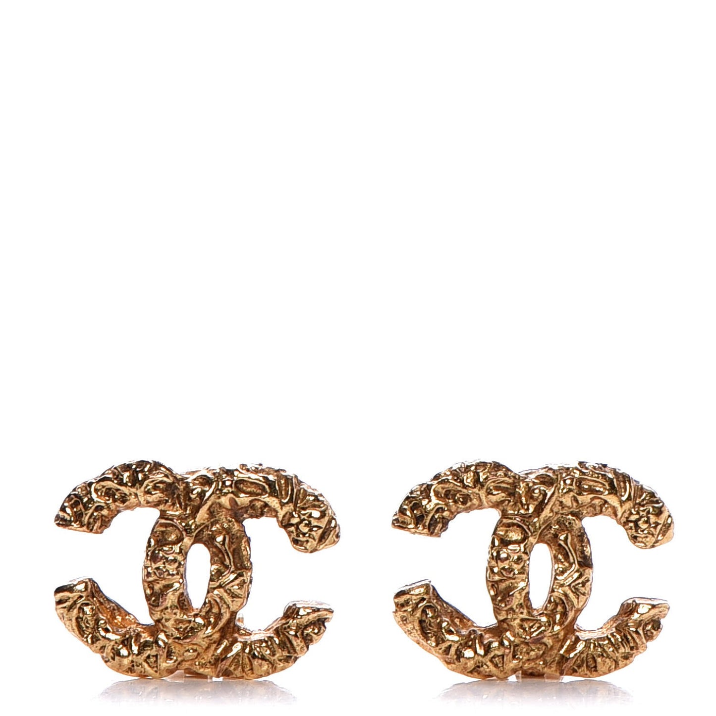 CC Clip On Earrings Gold