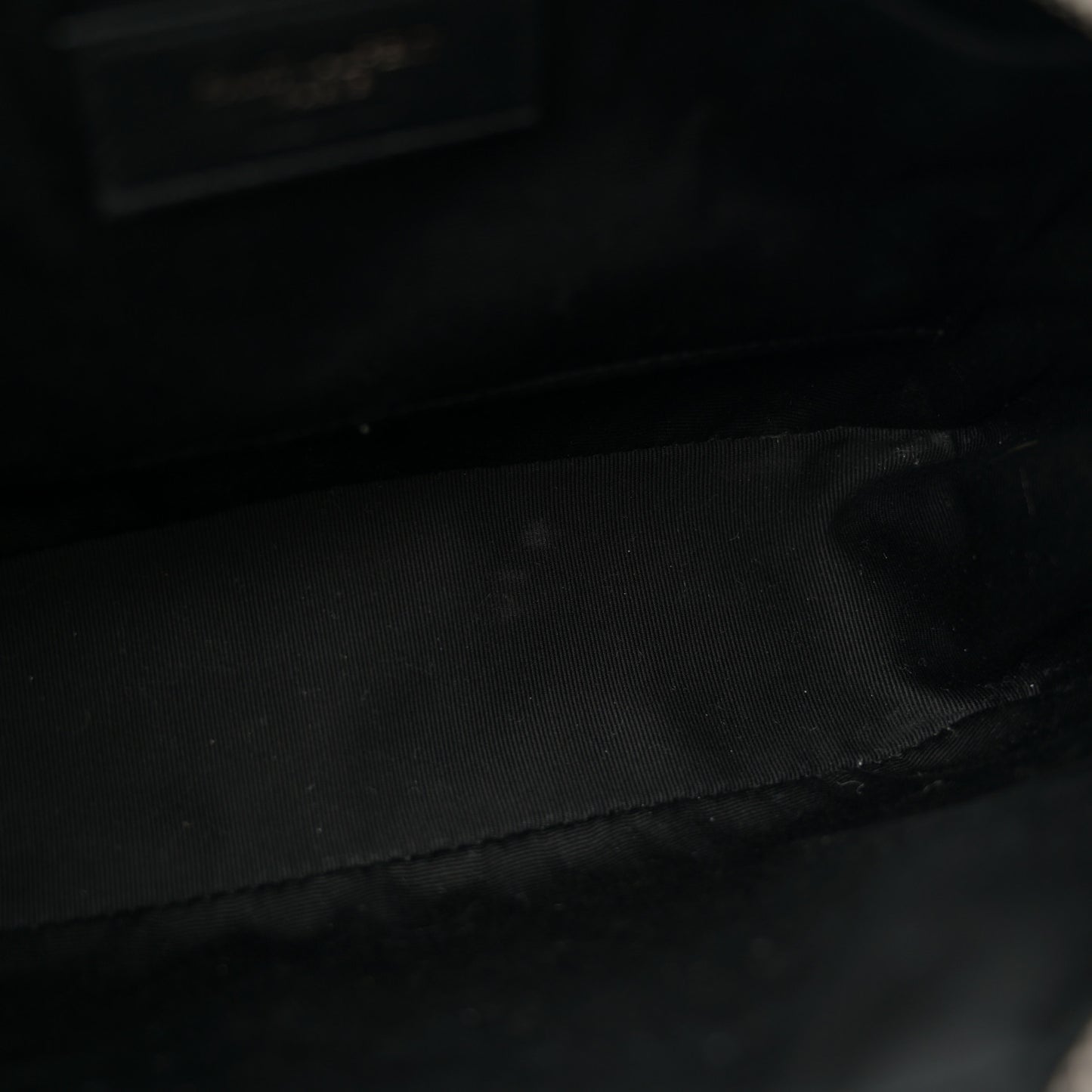 Calfskin Matelasse Monogram Lou Camera Bag Black