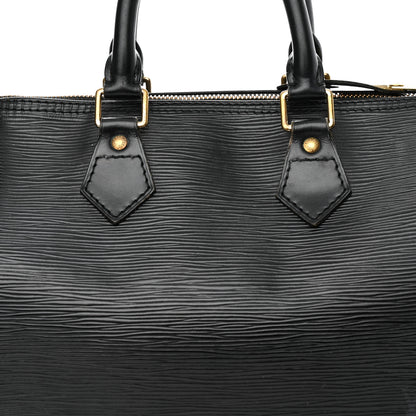 Louis Vuitton Epi Speedy 25 Black 8 of 20