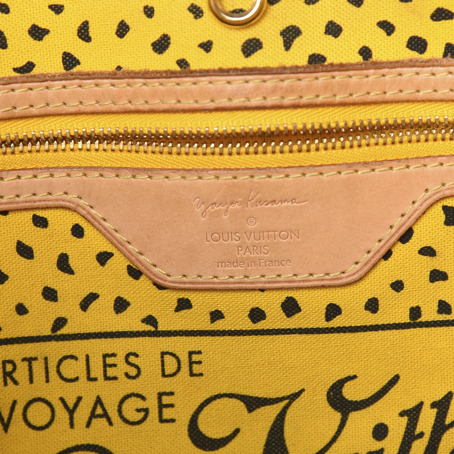 Monogram Kusama Waves Neverfull MM Yellow
