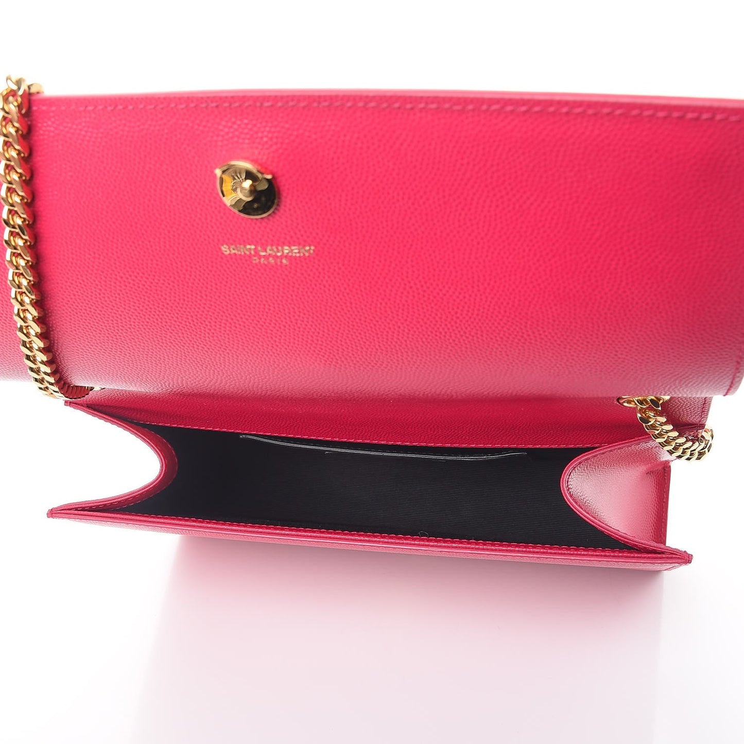 Grain De Poudre Medium Monogram Kate Satchel Lipstick Fuchsia