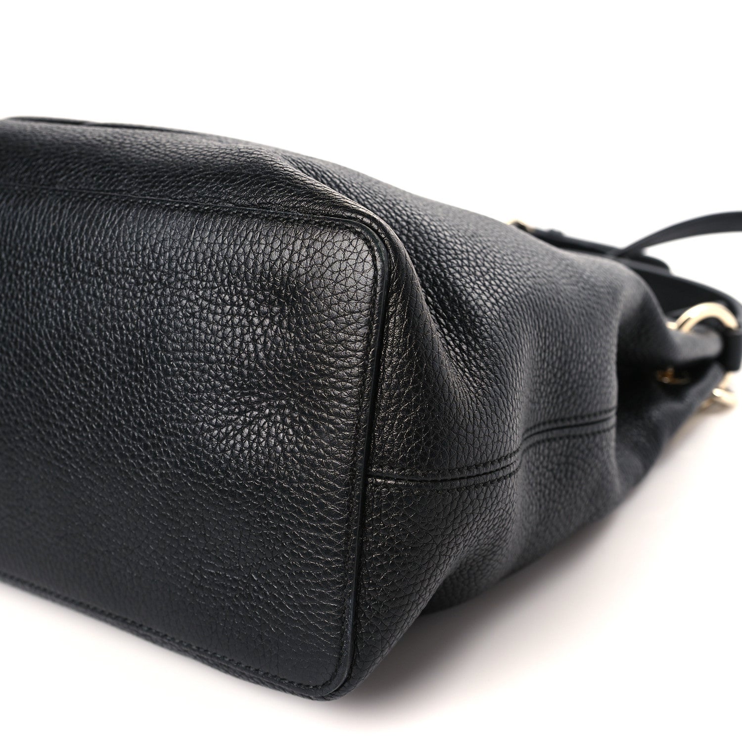 Gucci Pebbled Calfskin Large Soho Hobo Black 9 of 9