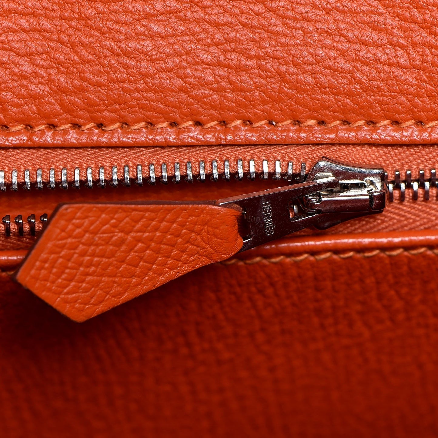 Epsom Birkin 35 Orange