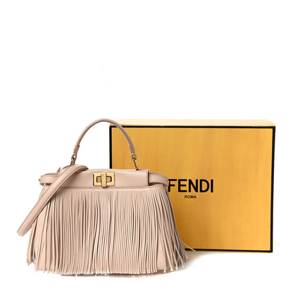 Fendi Nappa Fringe Mini Peekaboo Rosa Quarzo 11 of 11
