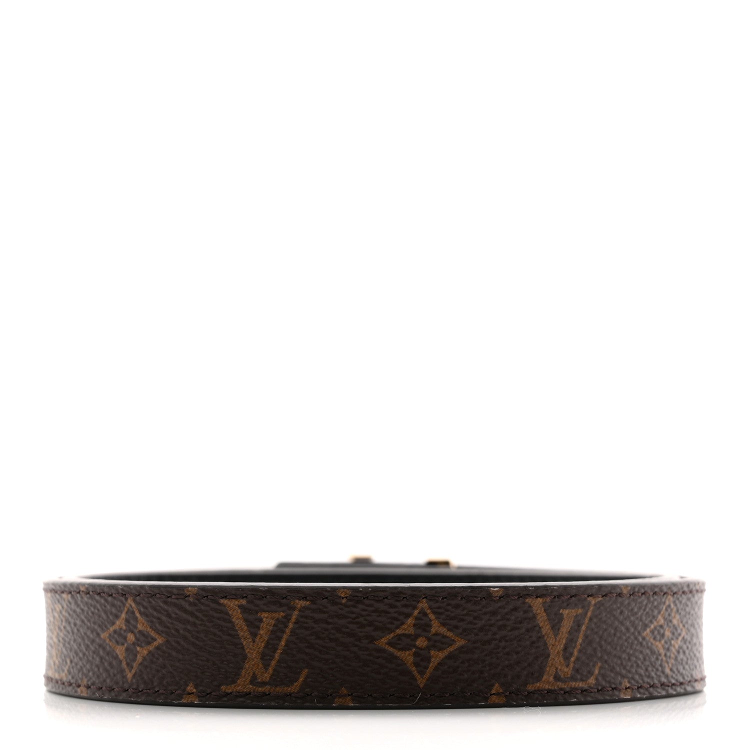 Louis Vuitton Calfskin Monogram 20mm LV Initiales Reversible Belt 65 26 Black 4 of 7