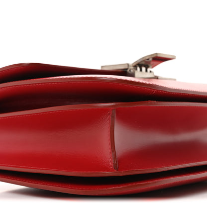 Celine Box Calfskin Medium Classic Box Flap Bag Red 9 of 10