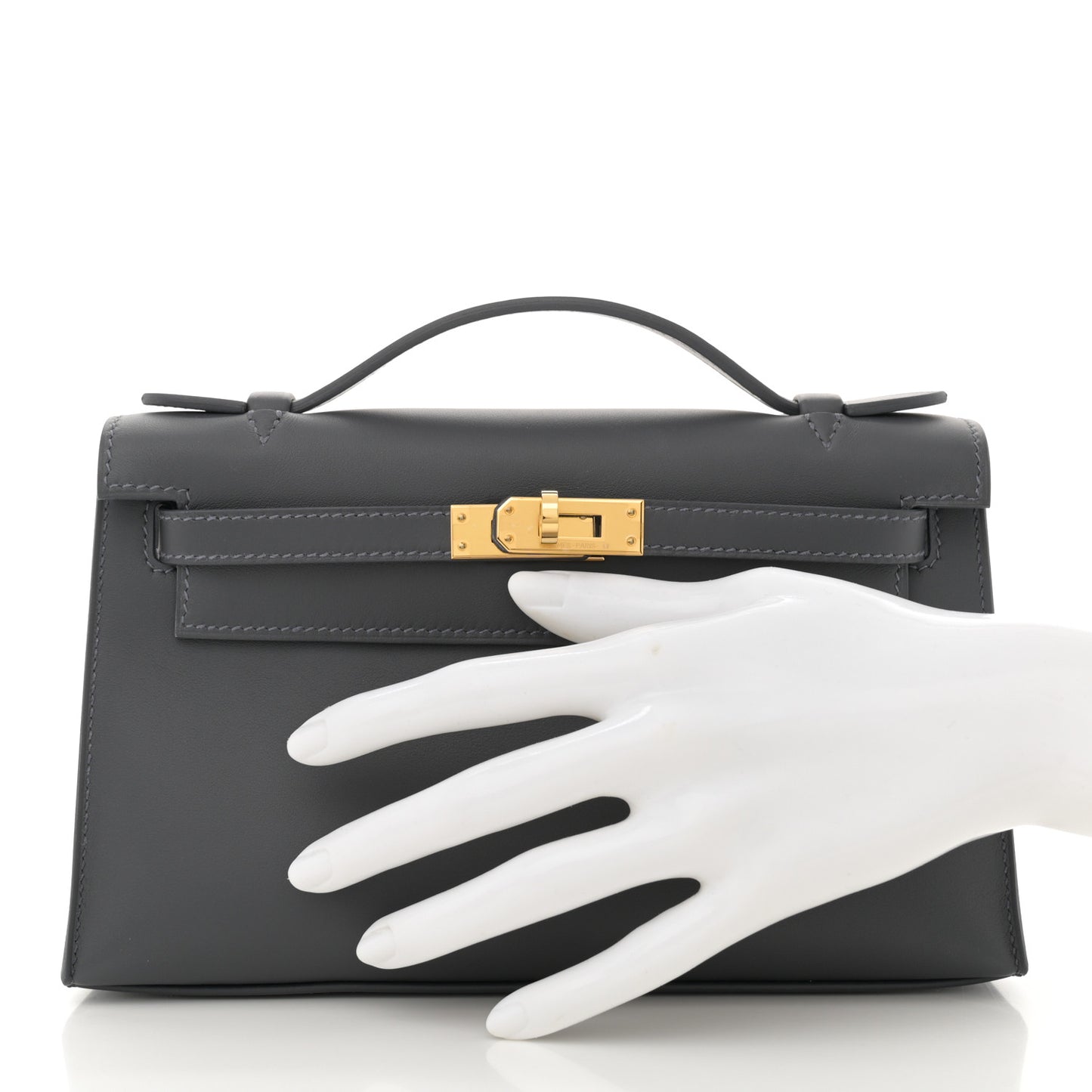 Swift Kelly Pochette Clutch Ardoise