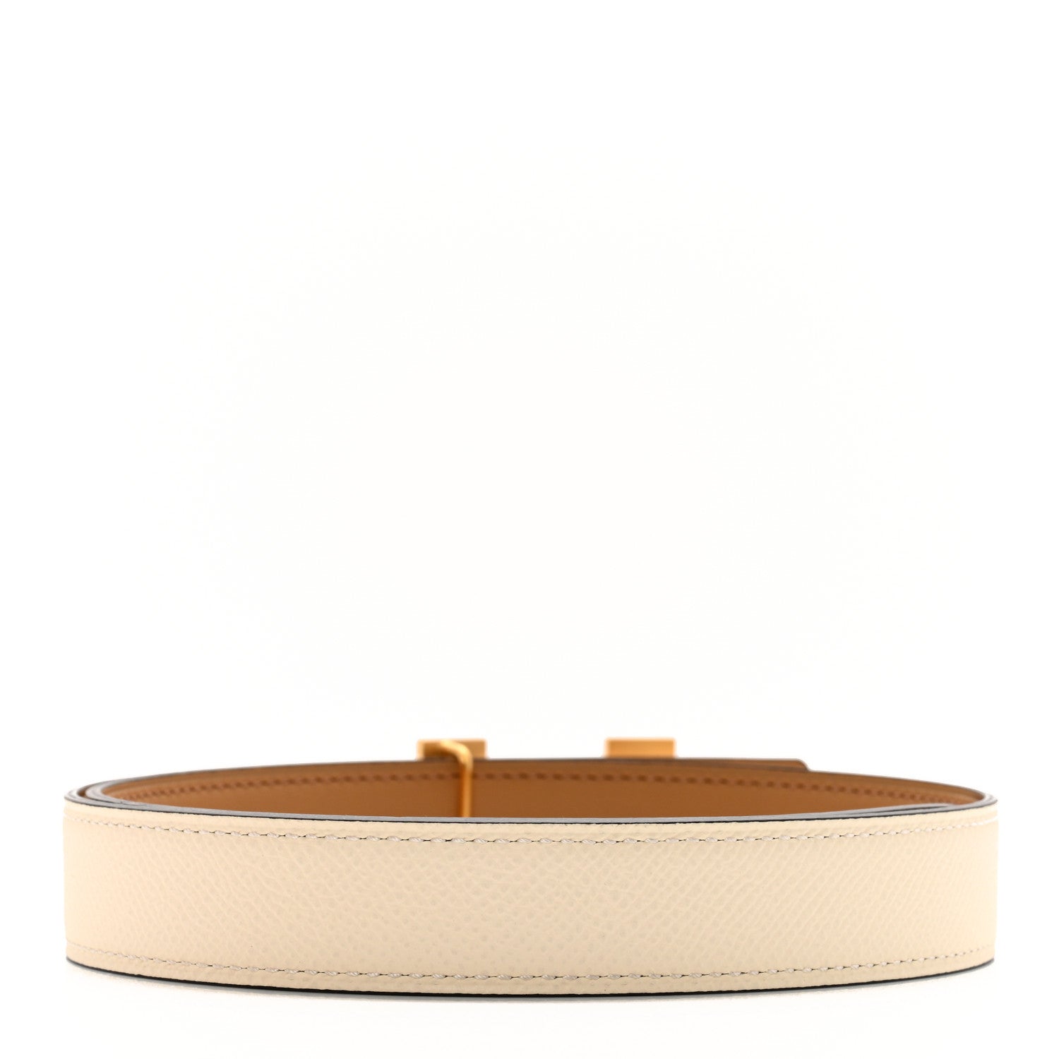 Hermes Swift Epsom 24mm Mini Constance H Belt 65 Biscuit Nata 2 of 5
