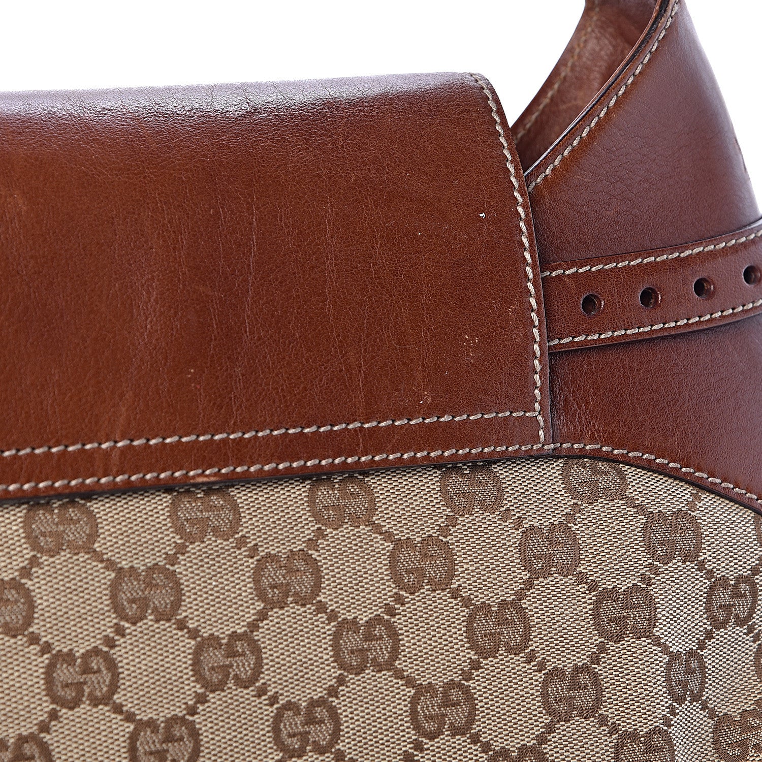 Gucci Monogram Pelham Shoulder Bag Brown 10 of 12