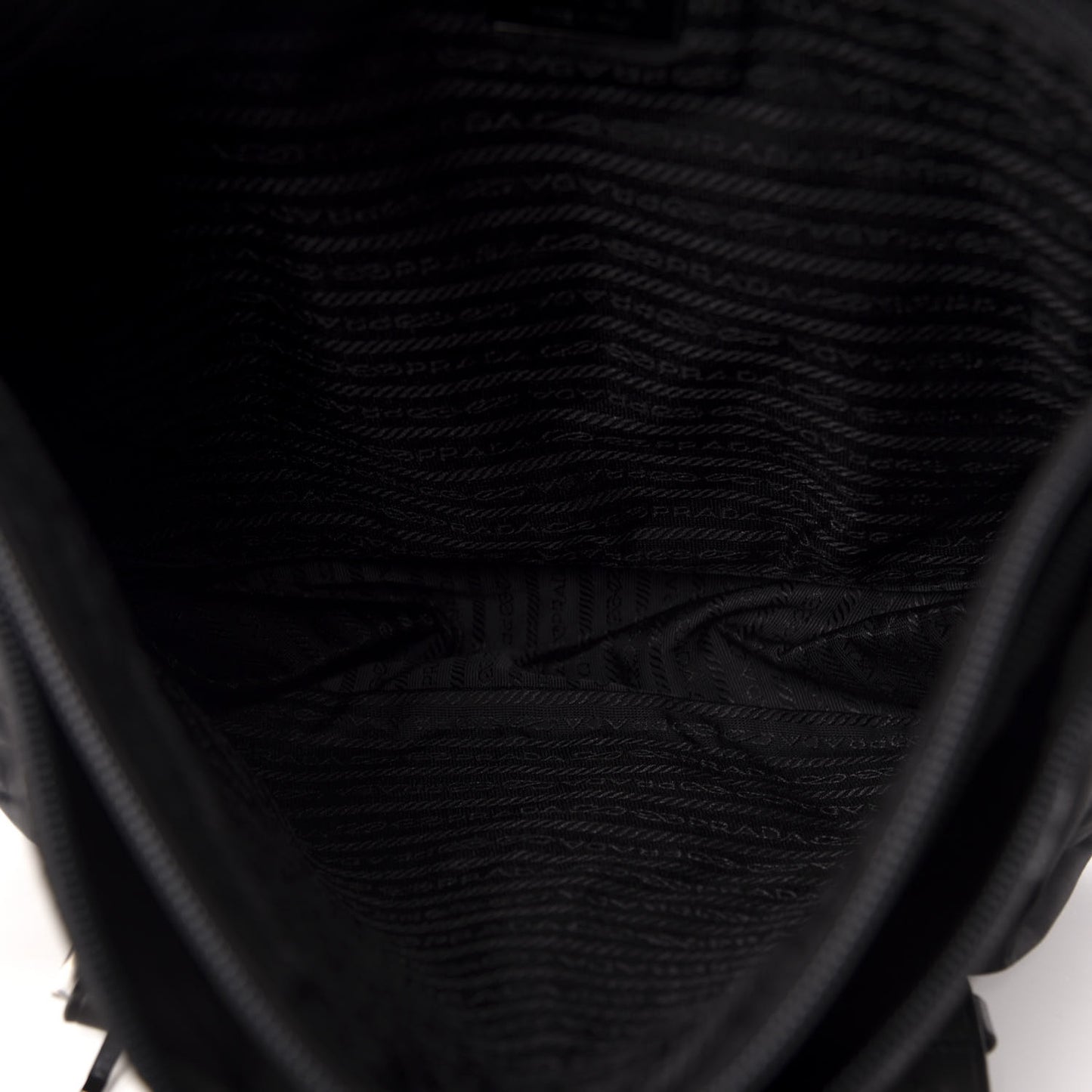 Nylon Vela Messenger Bag Black