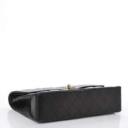 Chanel Lambskin Quilted Medium Double Flap Black 4 of 8