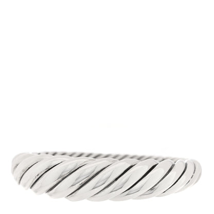 David Yurman Sterling Silver 17mm Pure Form Cable Bracelet 1 of 3