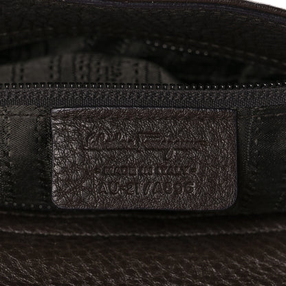 Salvatore Ferragamo Calfskin Sofia Shoulder Bag Brown 7 of 11