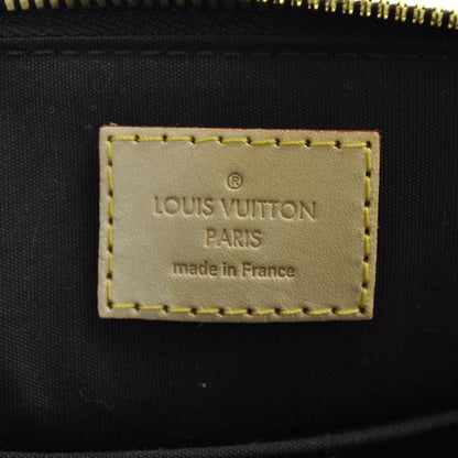 Louis Vuitton Vernis Rayures Alma BB Amarante 7 of 8