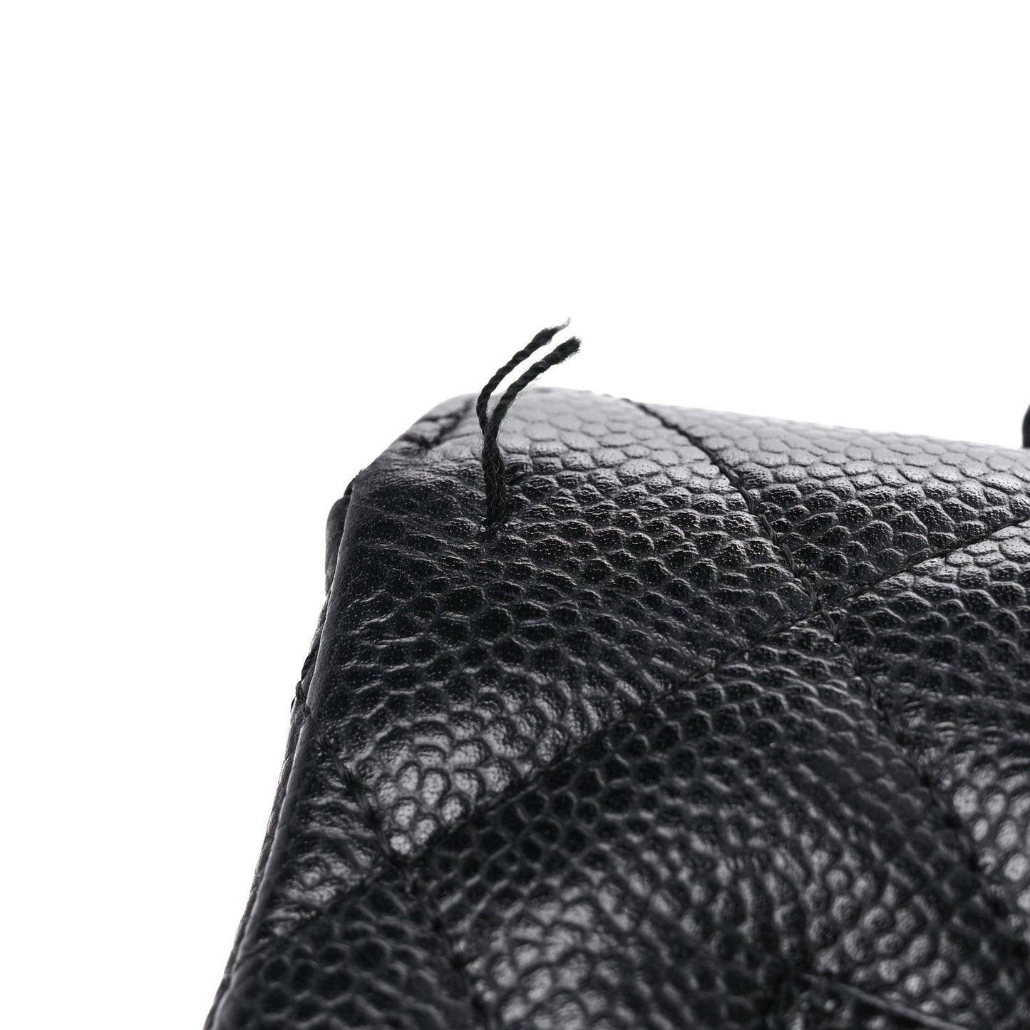 Caviar Quilted Jumbo Single Flap Black