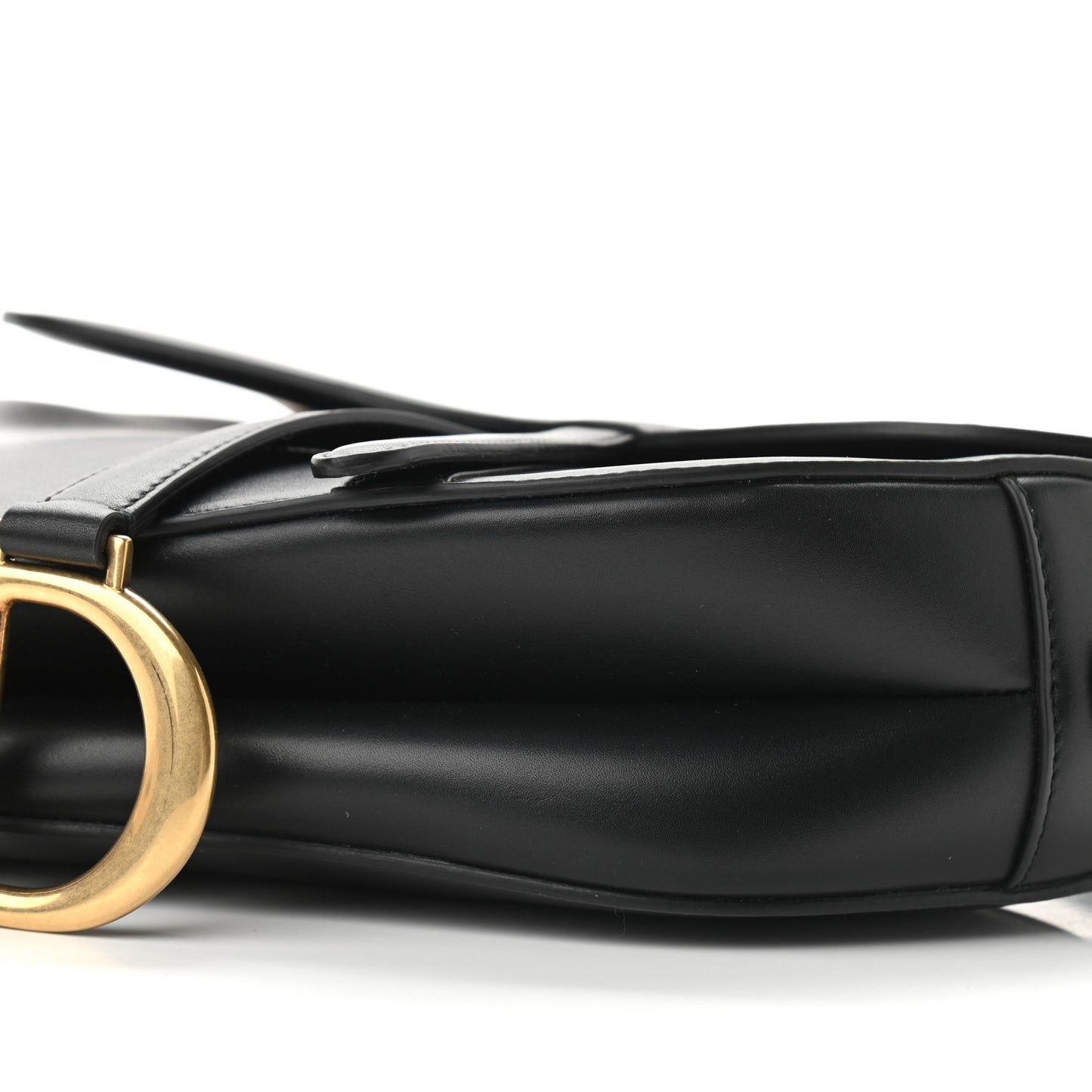 Calfskin Saddle Bag Black