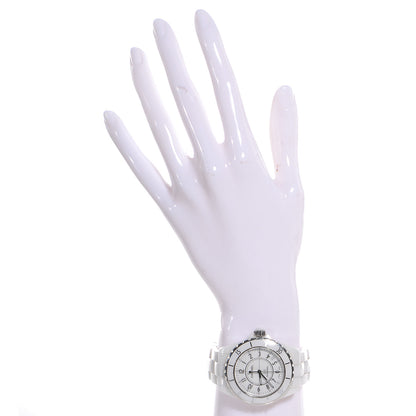 Chanel Stainless Steel Ceramic 38mm J12 Automatic Watch White 2 of 5