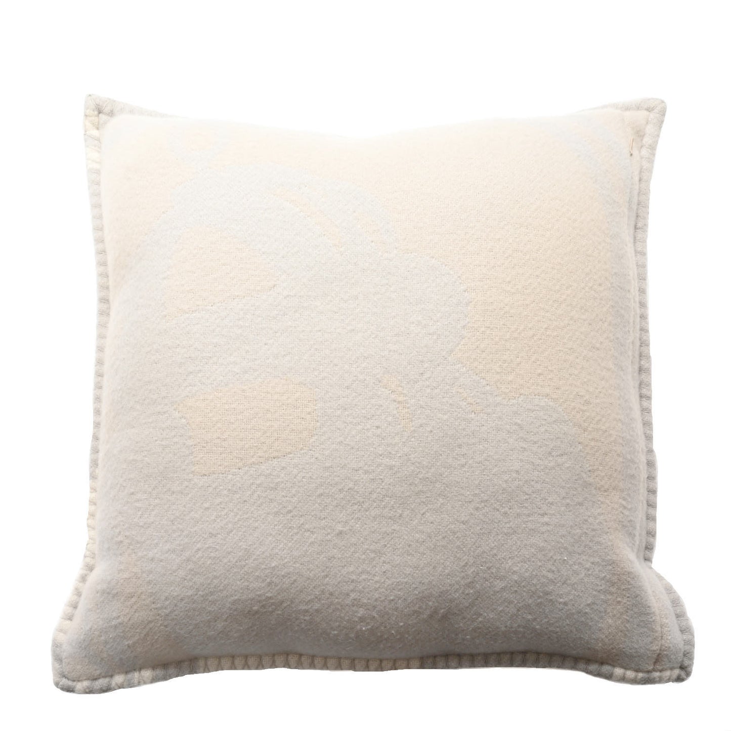 Merino Wool Cashmere Brides De Gala Pillow Gris Perle