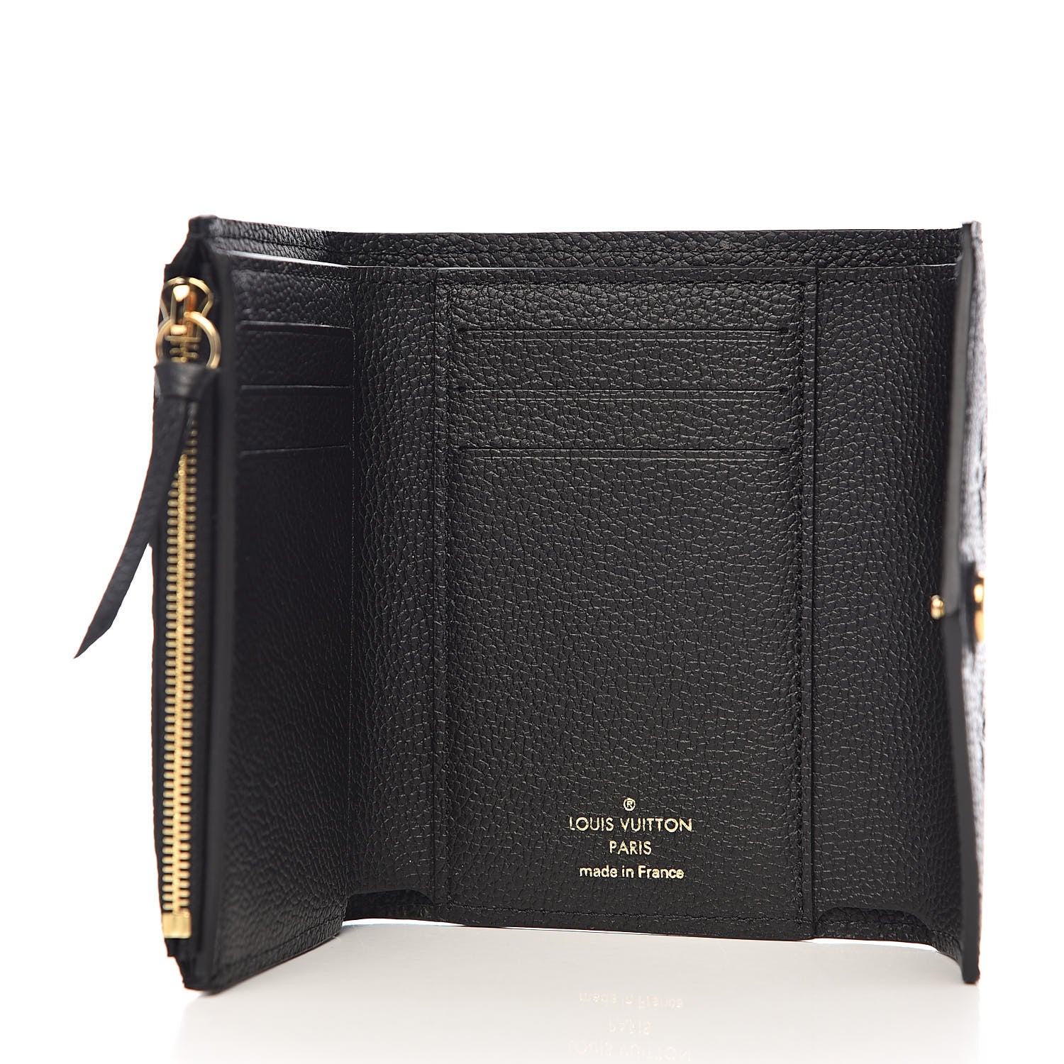 Louis Vuitton Empreinte Victorine Wallet Black 5 of 6