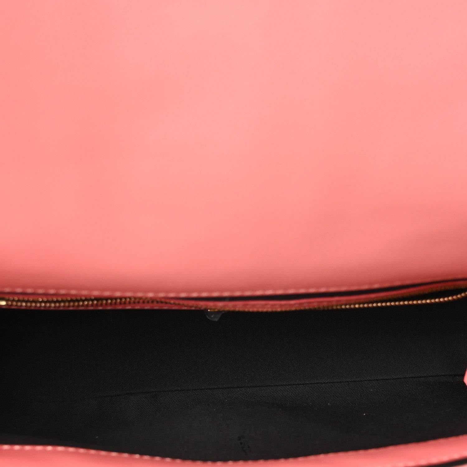 Fendi Nappa FF 1974 Embossed Baguette Rosa Pesca 5 of 9