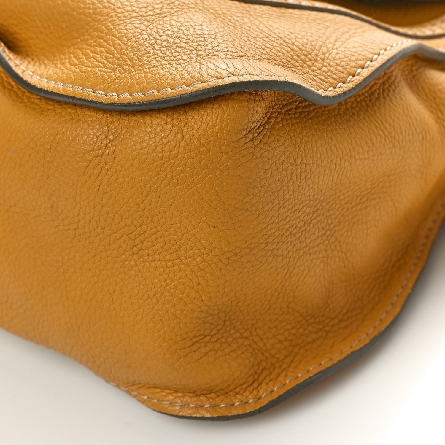 Chloe Calfskin Medium Marcie Satchel Sand Shell 10 of 15