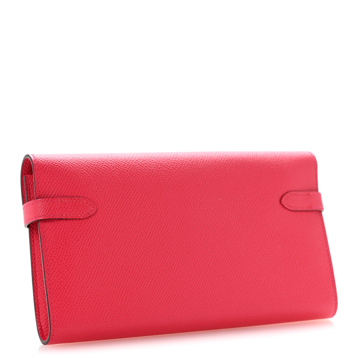 Hermes Epsom Kelly Longue Wallet Rose Extreme 3 of 11