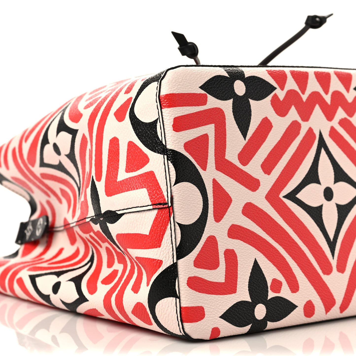 Monogram Giant Crafty NeoNoe MM Creme Rouge Black