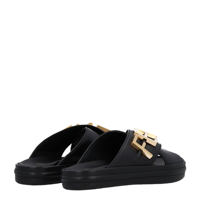 Fendi Vitello Womens Fendigraphy Slide Sandals 36 Black 5 of 11