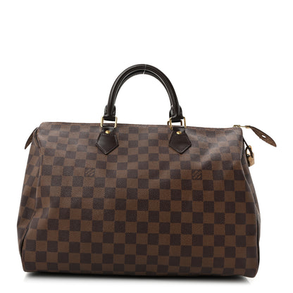 Louis Vuitton Damier Ebene Speedy 35 1 of 12