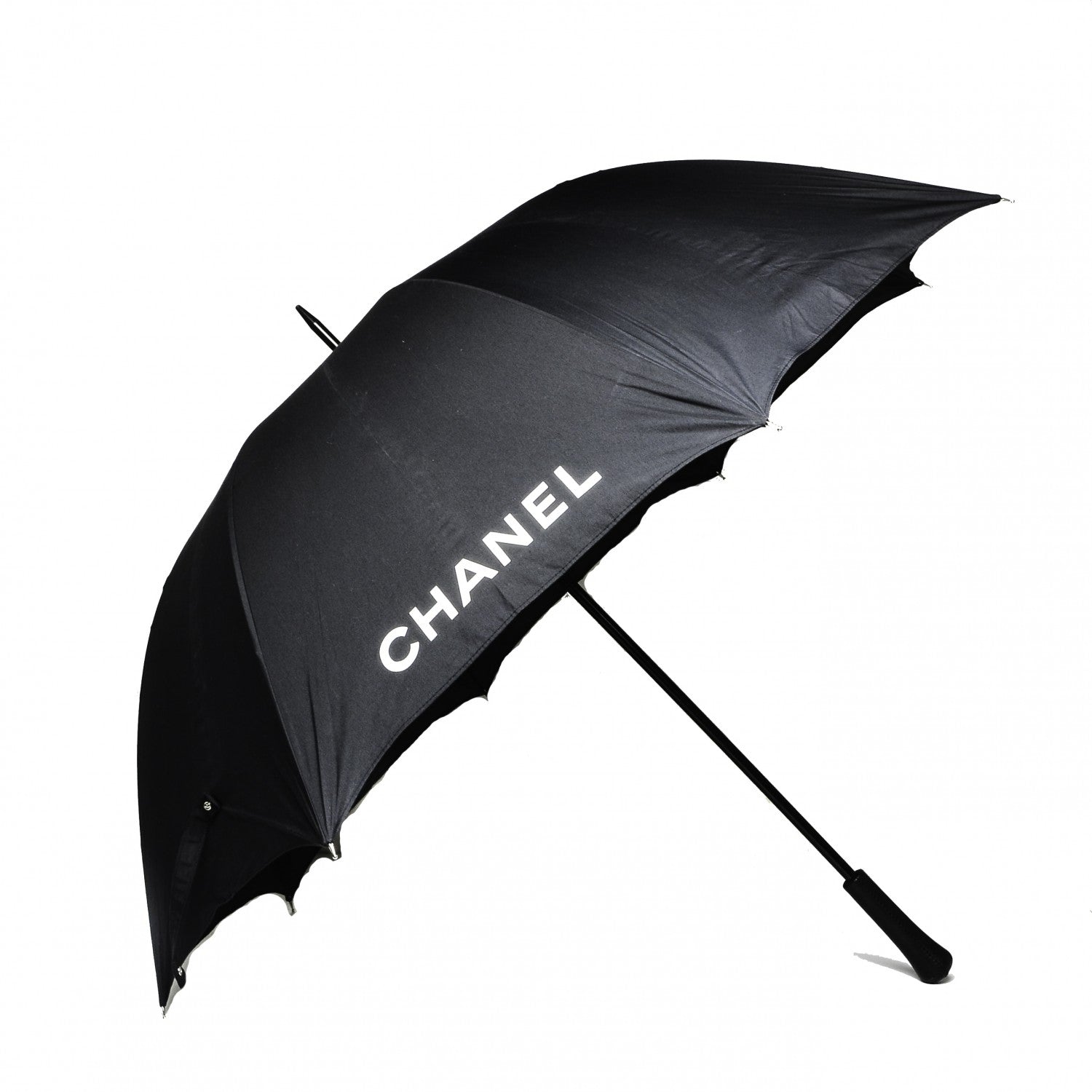 Chanel Nylon CC Large Umbrella Black 1 of 8