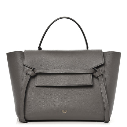 Celine Grained Calfskin Mini Belt Bag Grey 1 of 11