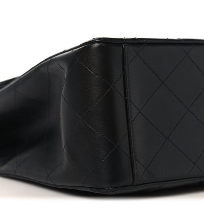 Chanel Lambskin Quilted XL Jumbo Single Flap Black 10 of 13