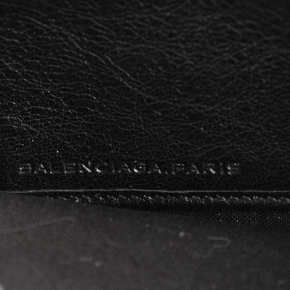 Balenciaga Agneau Classic Hardware Money Wallet Black 6 of 10