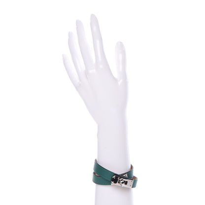 Hermes Swift Kelly Double Tour Bracelet M Malachite 2 of 7