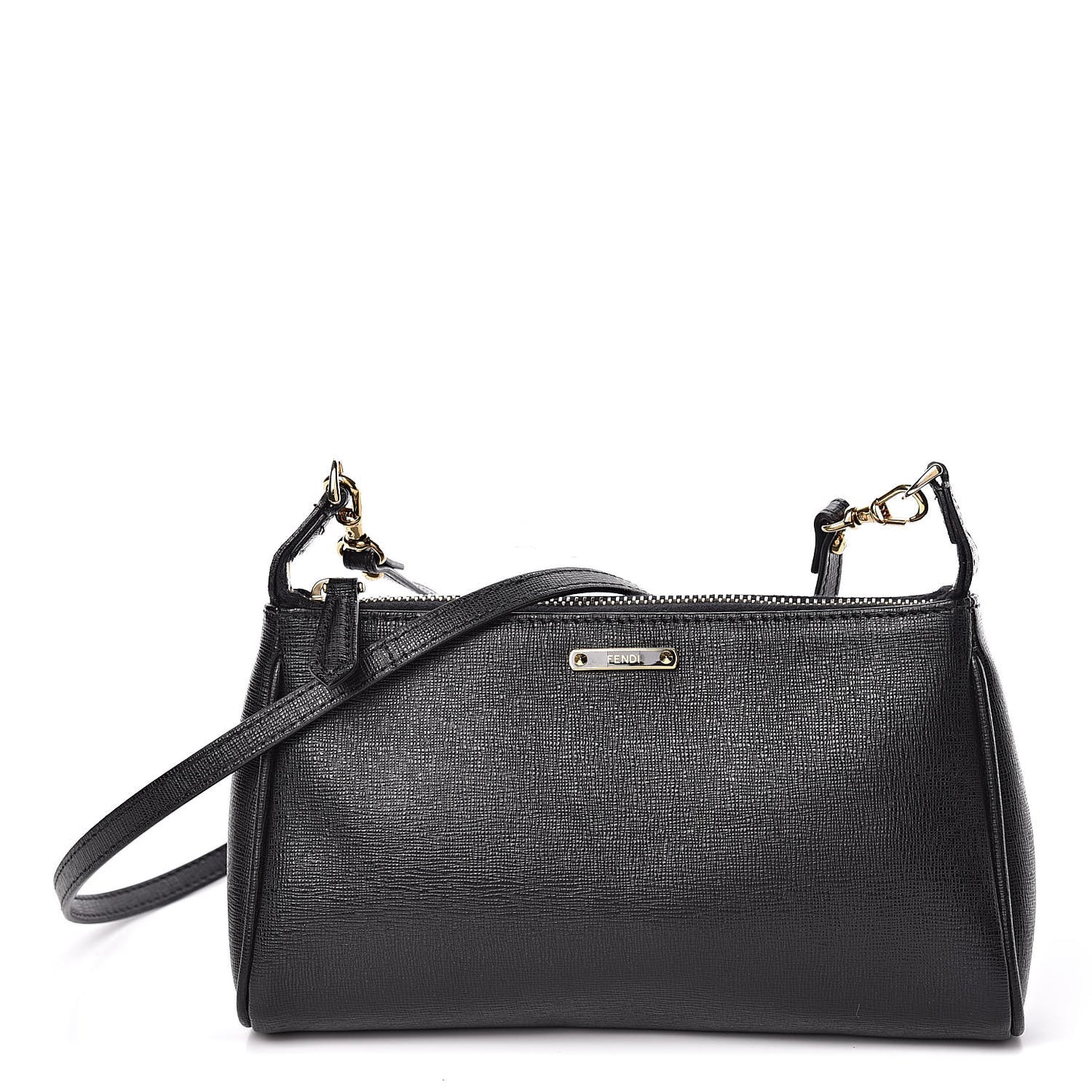 Vitello Elite Mini Pouch Crossbody Black