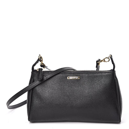 Fendi Vitello Elite Mini Pouch Crossbody Black 1 of 11