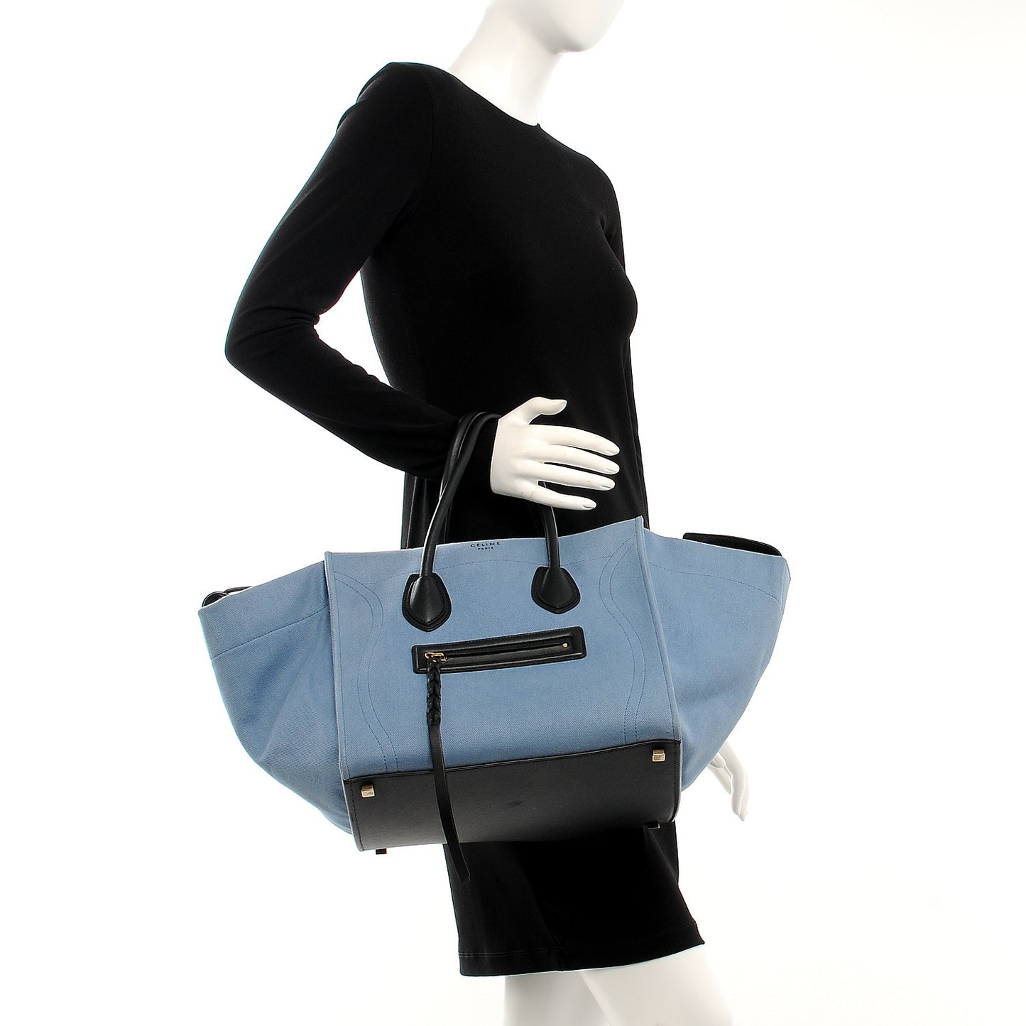 Cotton Canvas Medium Phantom Luggage Blue