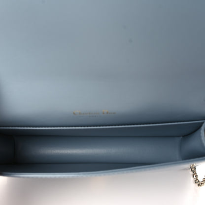 Christian Dior Patent Cannage Lady Dior Convertible Clutch Cloud Blue 6 of 9