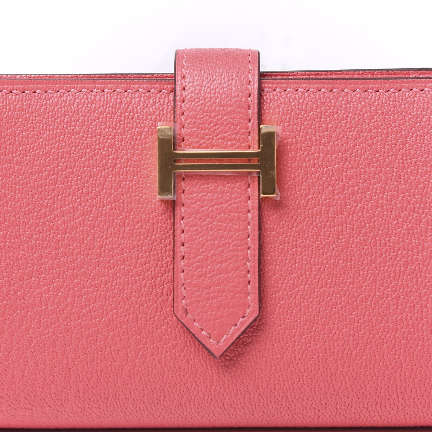 Chevre Mysore Mini Bearn Wallet Rose Lipstick