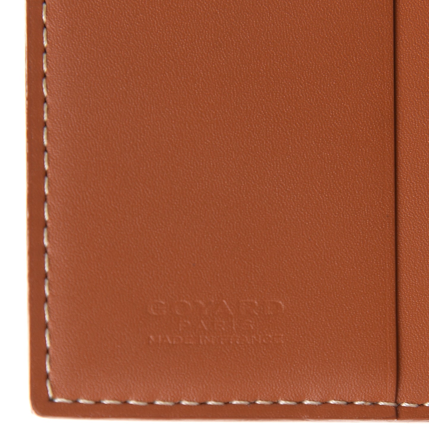 Goyardine Saint Marc Folding Card Case Black Gold