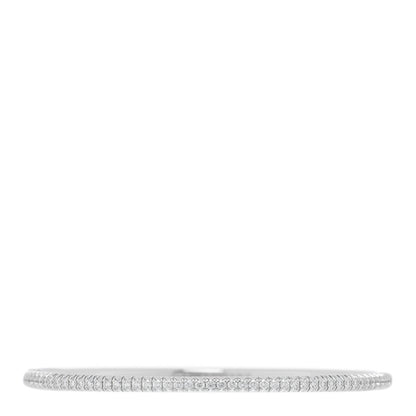 Cartier 18K White Gold Diamond Etincelle de Cartier Bangle Bracelet 16 1 of 4