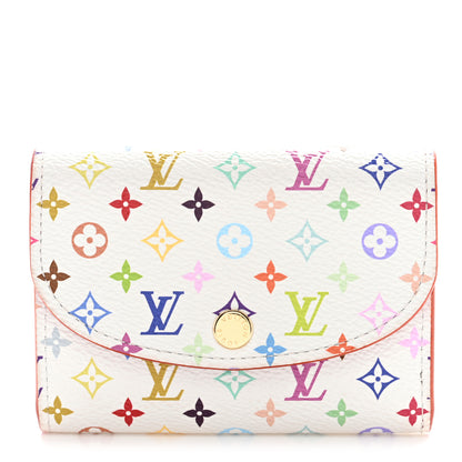 Louis Vuitton LV X TM Monogram Multicolor Rosalie Coin Purse White Kawaii Pink 1 of 7