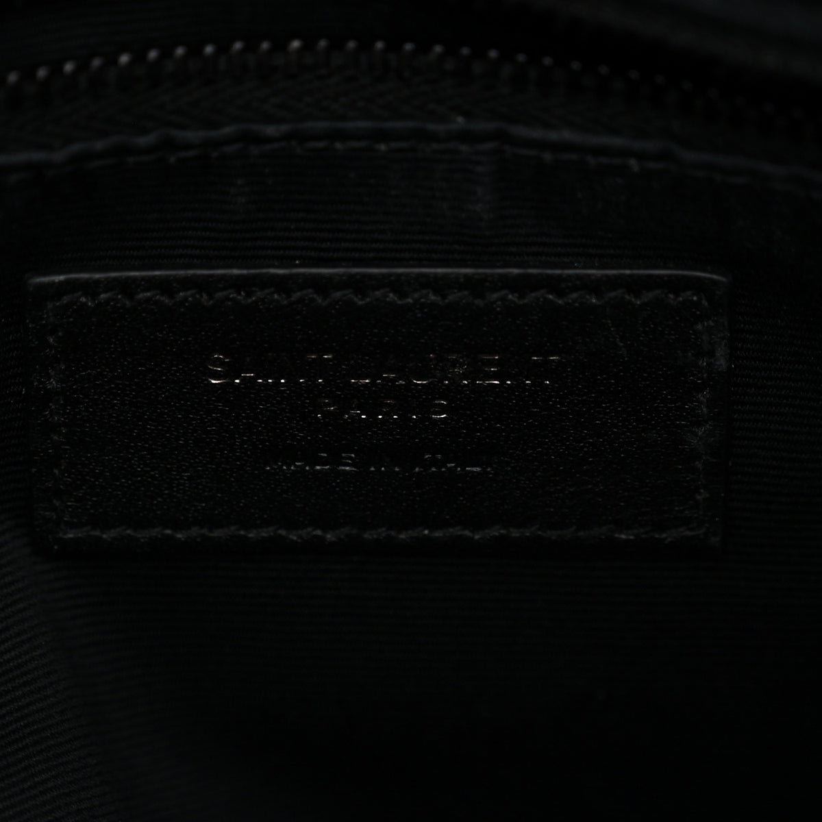 Saint Laurent Calfskin Y Quilted Monogram Monochrome Medium Loulou Chain Satchel Black 6 of 11