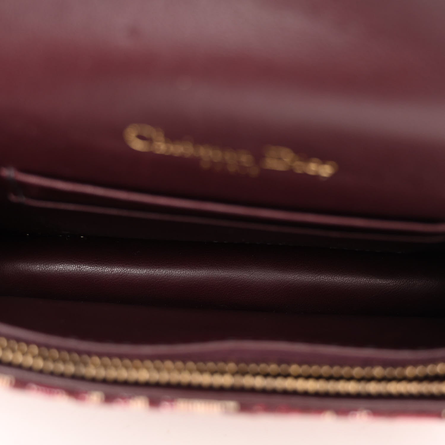 Christian Dior Oblique Saddle Belt Bag Bordeaux 5 of 9
