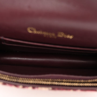 Christian Dior Oblique Saddle Belt Bag Bordeaux 5 of 9